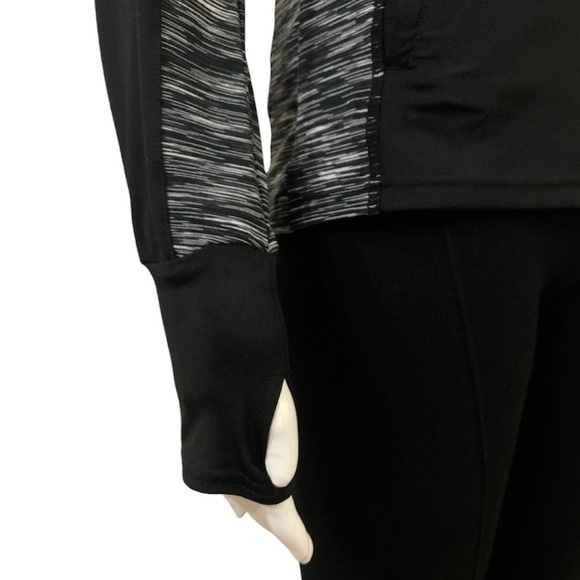 Mono b Womens size L athletic top long sleeve Hoodie Dri Fit running sport wear - Picture 10 of 12